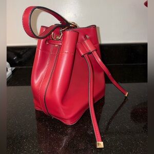 Tobi Red Mini Bucket Bag